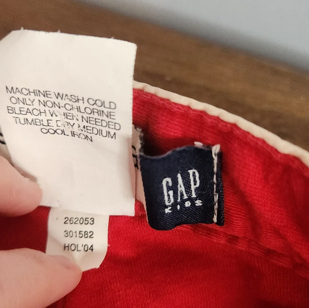 Long And Lean Stretch Gap Kids Pants Size 12 Regular Low Rise Vintage Y2K 04